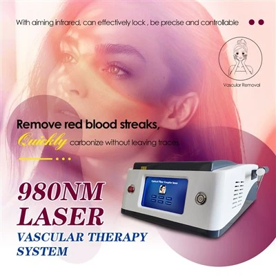 Máquina láser de eliminación vascular de 980 nm